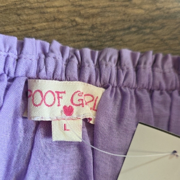 NWT Poof Girl Purple Kids Matching Set - Picture 2 of 2